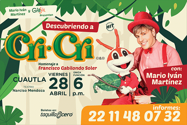 Descubriendo a CRI CRI con Mario Iván Martínez